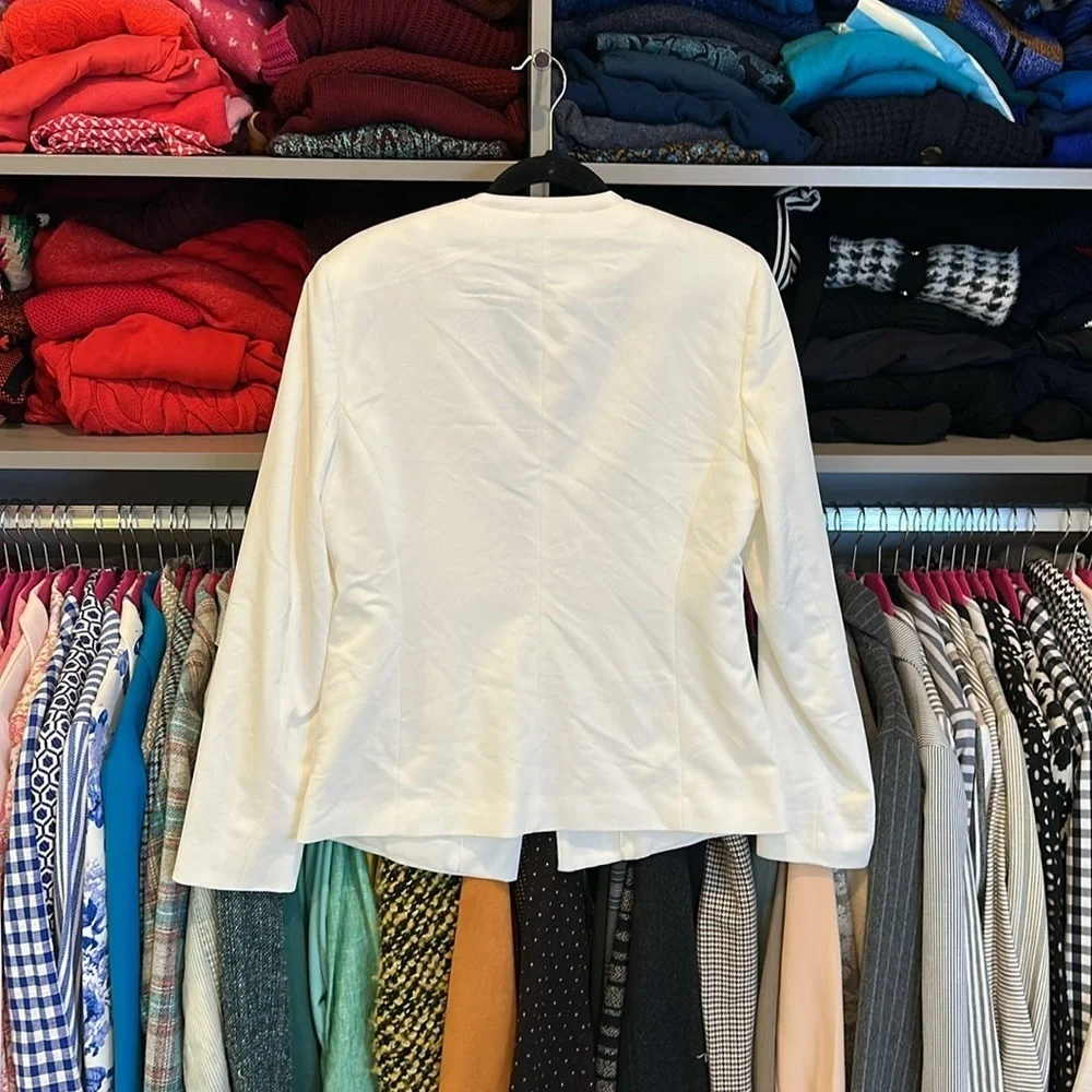 Your Sixth Sense ivory open from blazer size 10